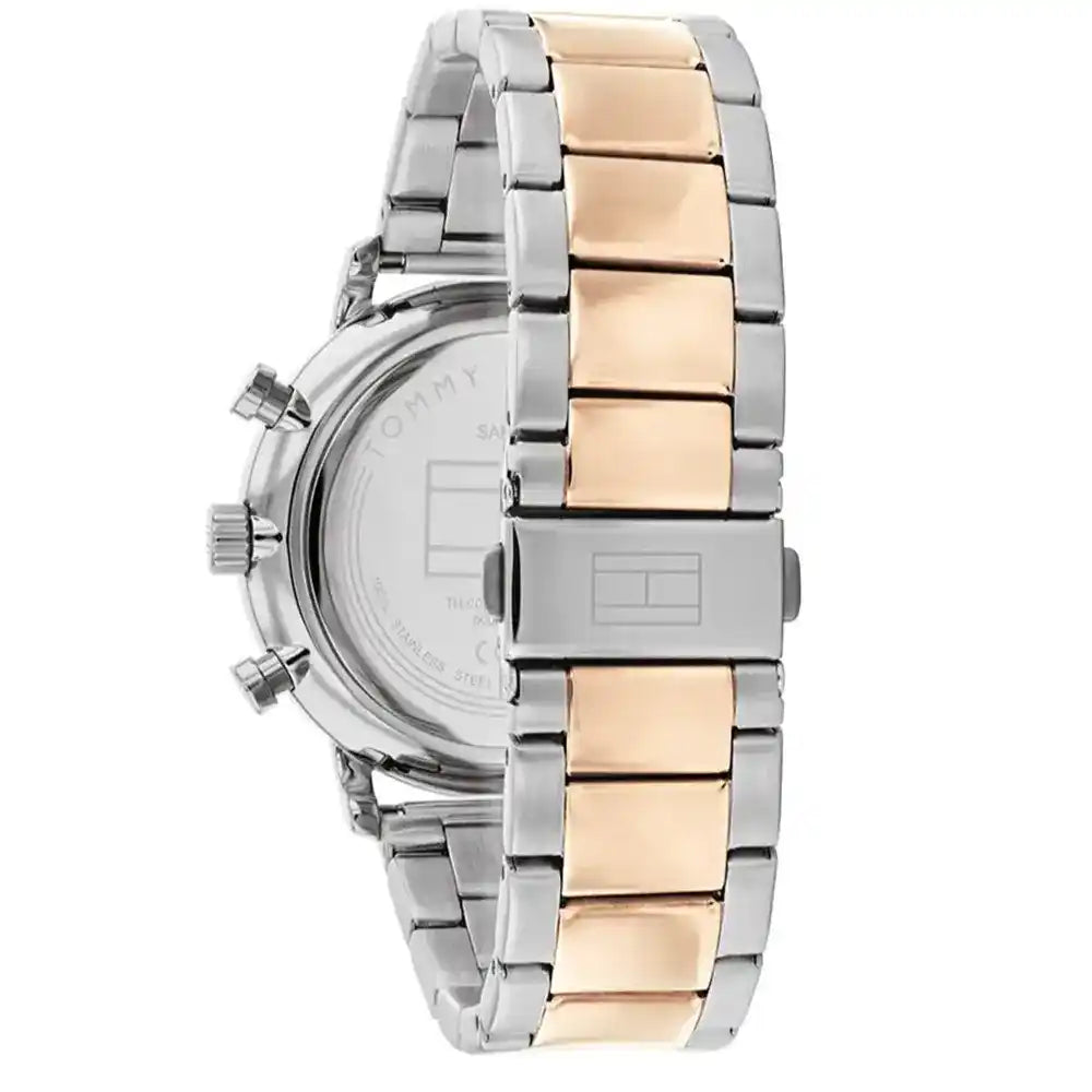 Tommy Hilfiger Men’s Watch – Model 1710570 | Elegant Two-Tone Silver & Gold Design
