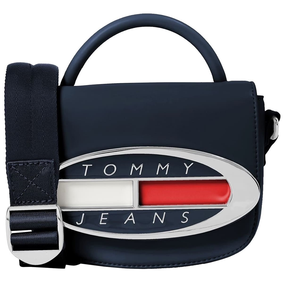 Tommy Hilfiger Women’s Mini Handbag – Navy Blue Leather Elegant Daily Bag (AW0AW15811)#67