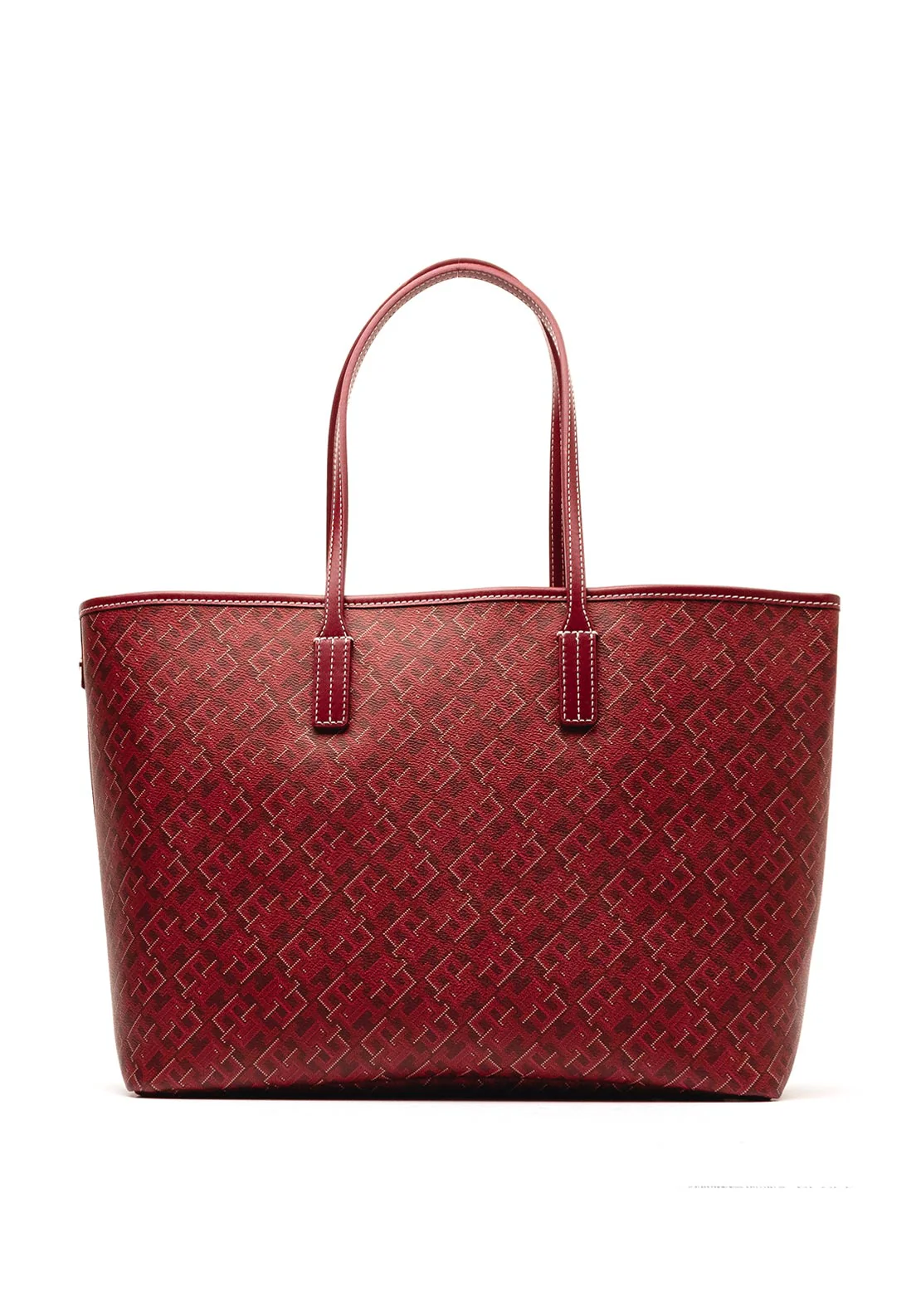 Tommy Hilfiger Monoplay Removable Laptop Pouch Handbag Burgundy TB75 #26
