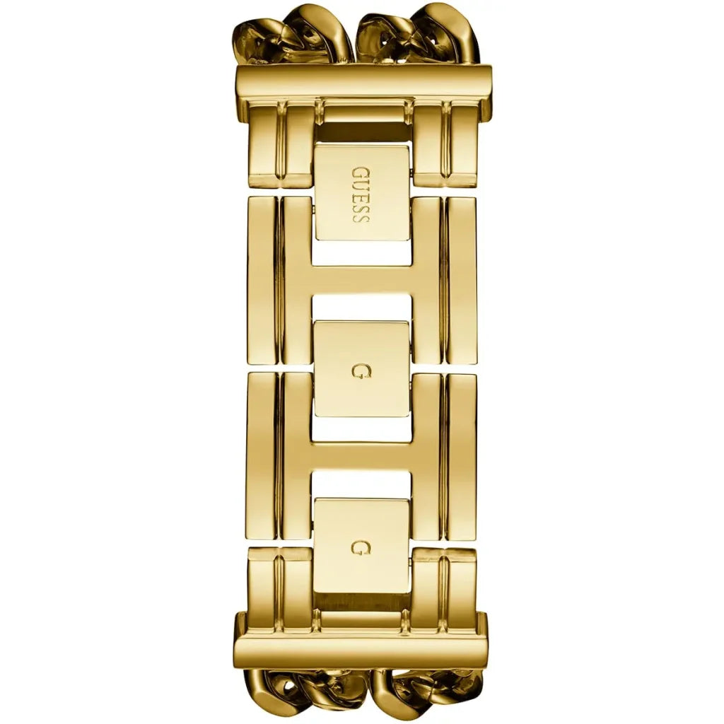 Guess Women’s Watch U1117L5 – Gold Stainless Steel Square Analog Timepiece