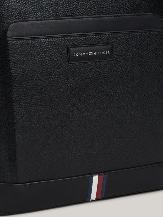 TH Black Leather Backpack For Men #3
