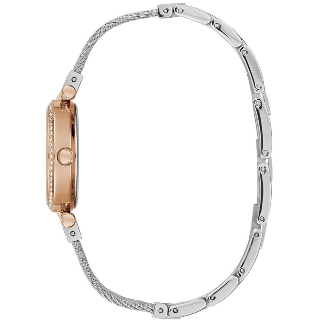 Guess Women’s Watch – Model W1009L4 | Elegant Silver Mini Soho Design