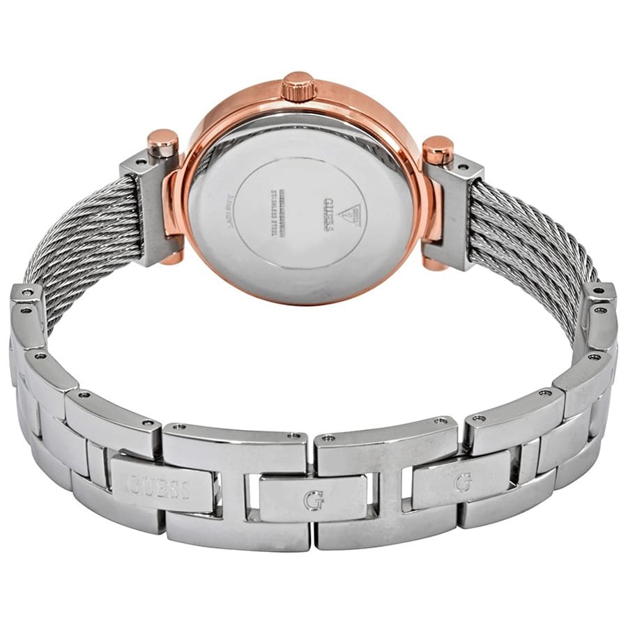 Guess Women’s Watch – Model W1009L4 | Elegant Silver Mini Soho Design