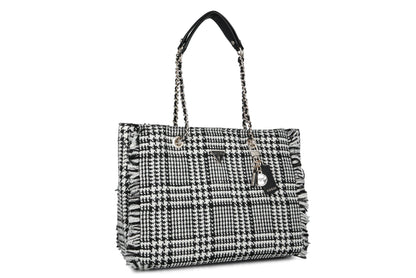 Guess Black & White Shoulder Bag For Women 16#