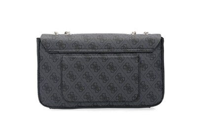 Guess Dark Grey Monogram Bag For Women 24#