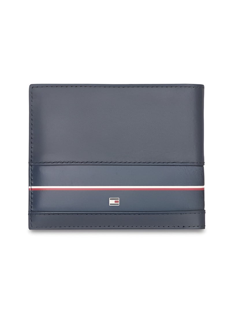 TH Navy Leather Wallet For Men #20