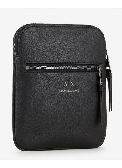 AX Black Leather Cross Bag For Men 102#