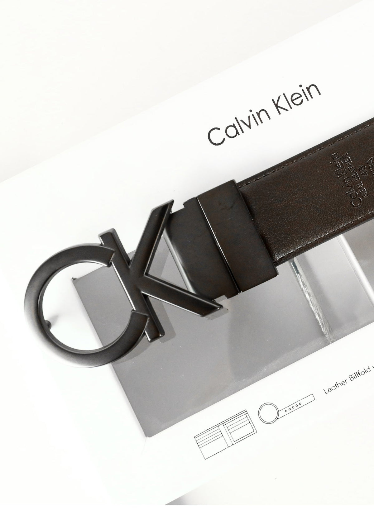 Calvin Klein Reversible Belt & Wallet Set For Men #03