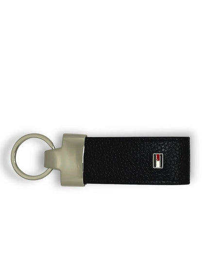 TH Black Leather Wallet-Keychain-Card Holder Set For Men 2#
