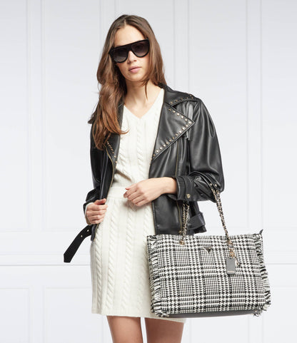 Guess Black & White Shoulder Bag For Women 16#