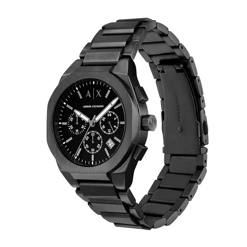 Armani Exchange Men's Analog Quartz Watch AX4183, 42mm, Black