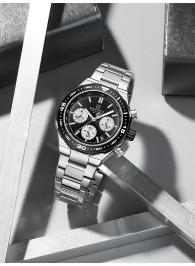 NAVIFORCE NF8049 Men’s Watch | Sporty Chronograph with Luminous Display