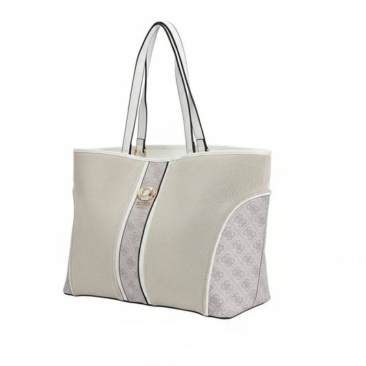GUESS monogram top handle tote bag