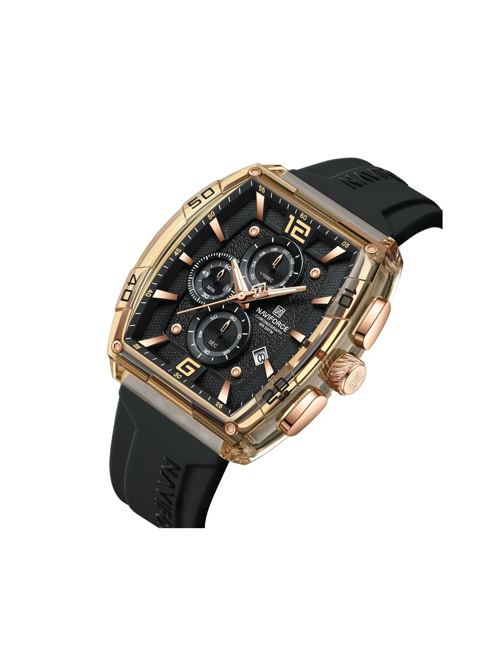 Naviforce Watch for Men NF6101 R/GY/B