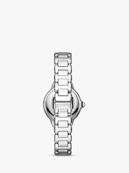 Emporio Armani Women's Crystal Bracelet Strap Watch, Silver AR11596