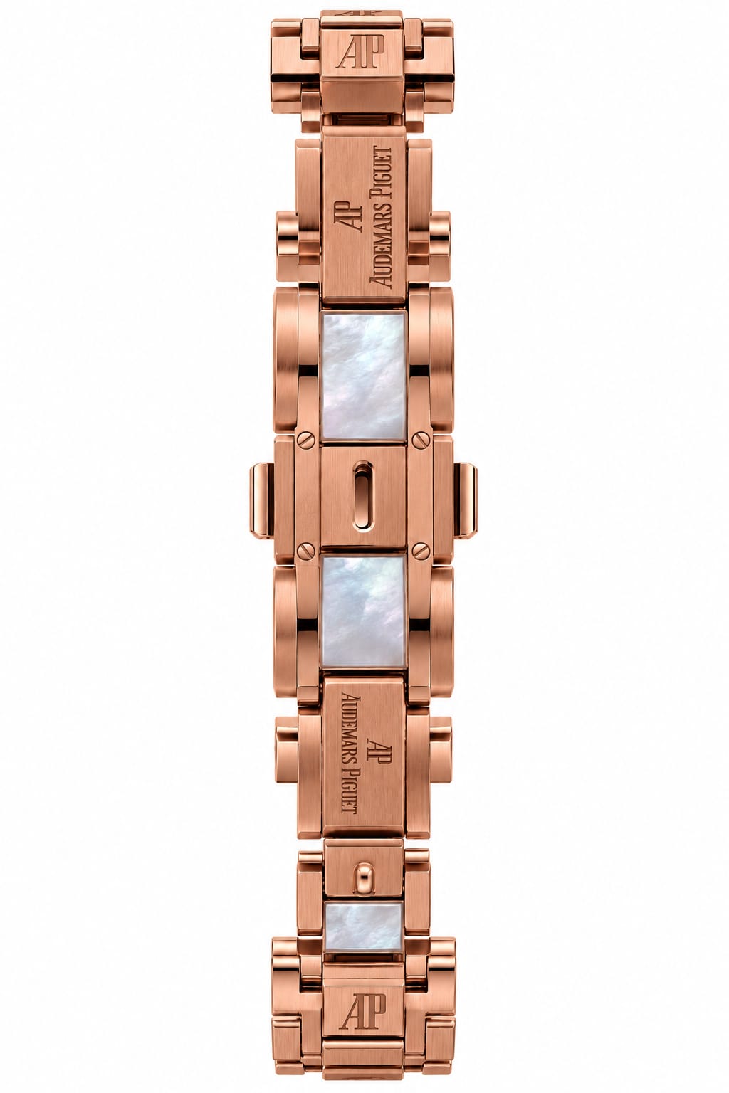 Audemars Piguet Royal Oak Style Men's Rose Gold-Tone Automatic Watch with Black Dial