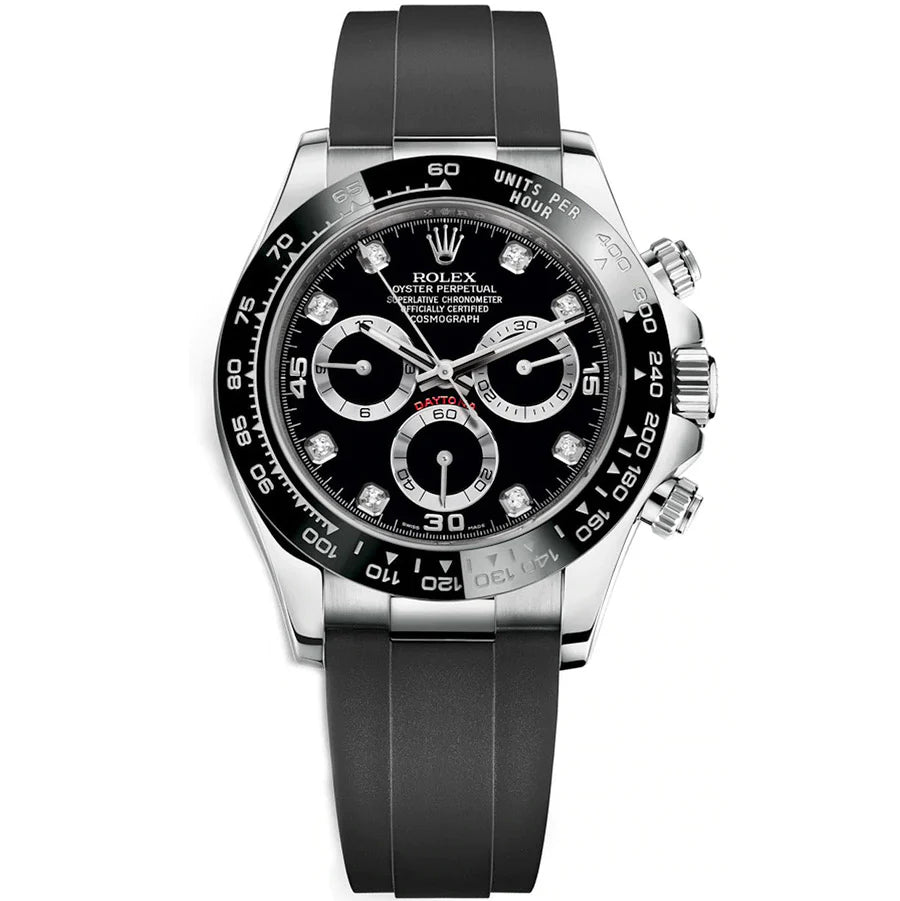 Rolex Cosmograph Daytona Watch For Men - Black Dial
