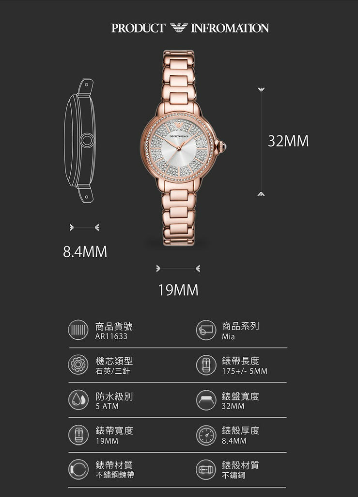 Emporio Armani Watch For Men AR11633