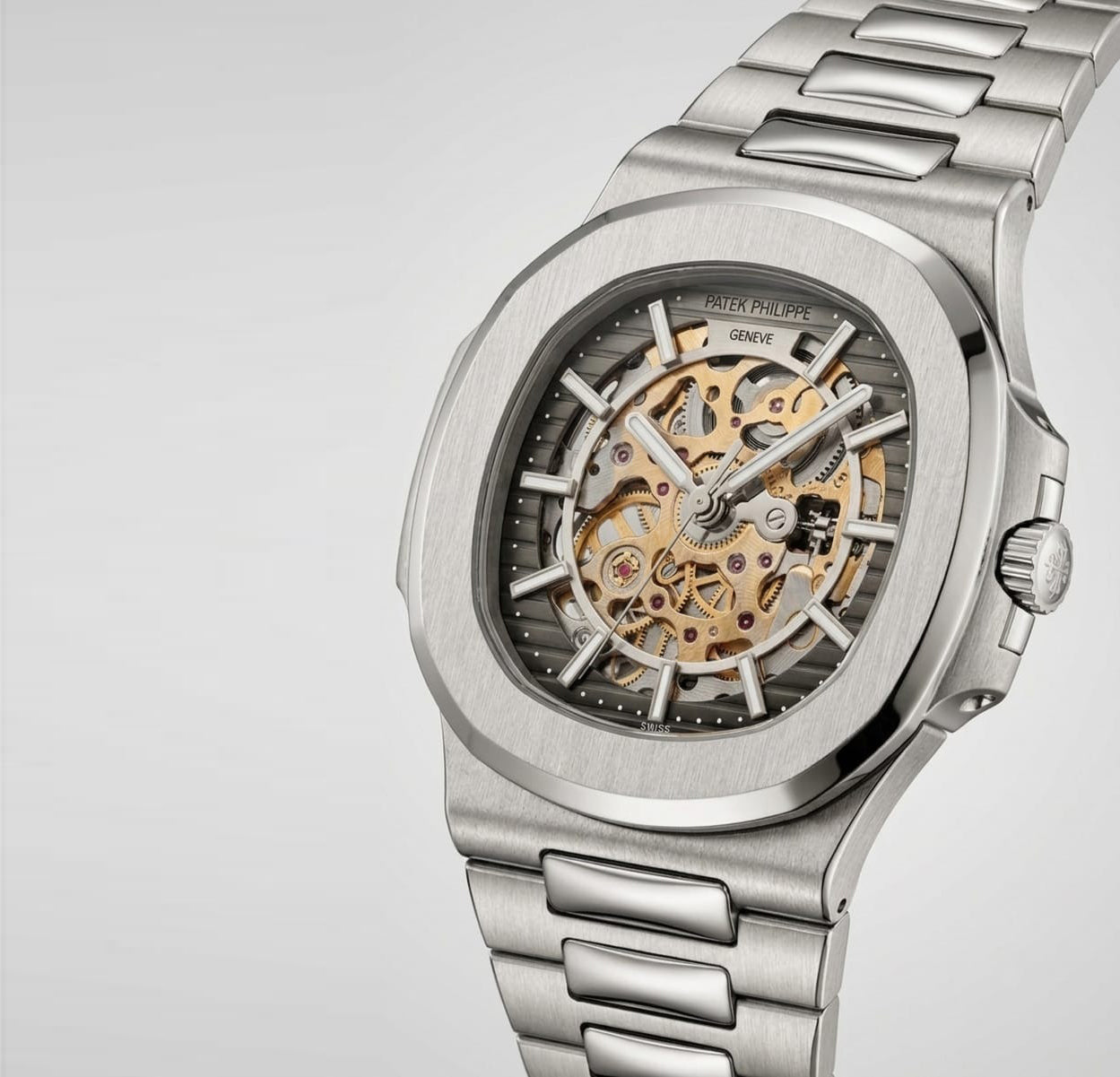 Patek Philippe Patek Philippe Nautilus Skeleton Luxury Automatic Watch – Stainless Steel Iconic Design