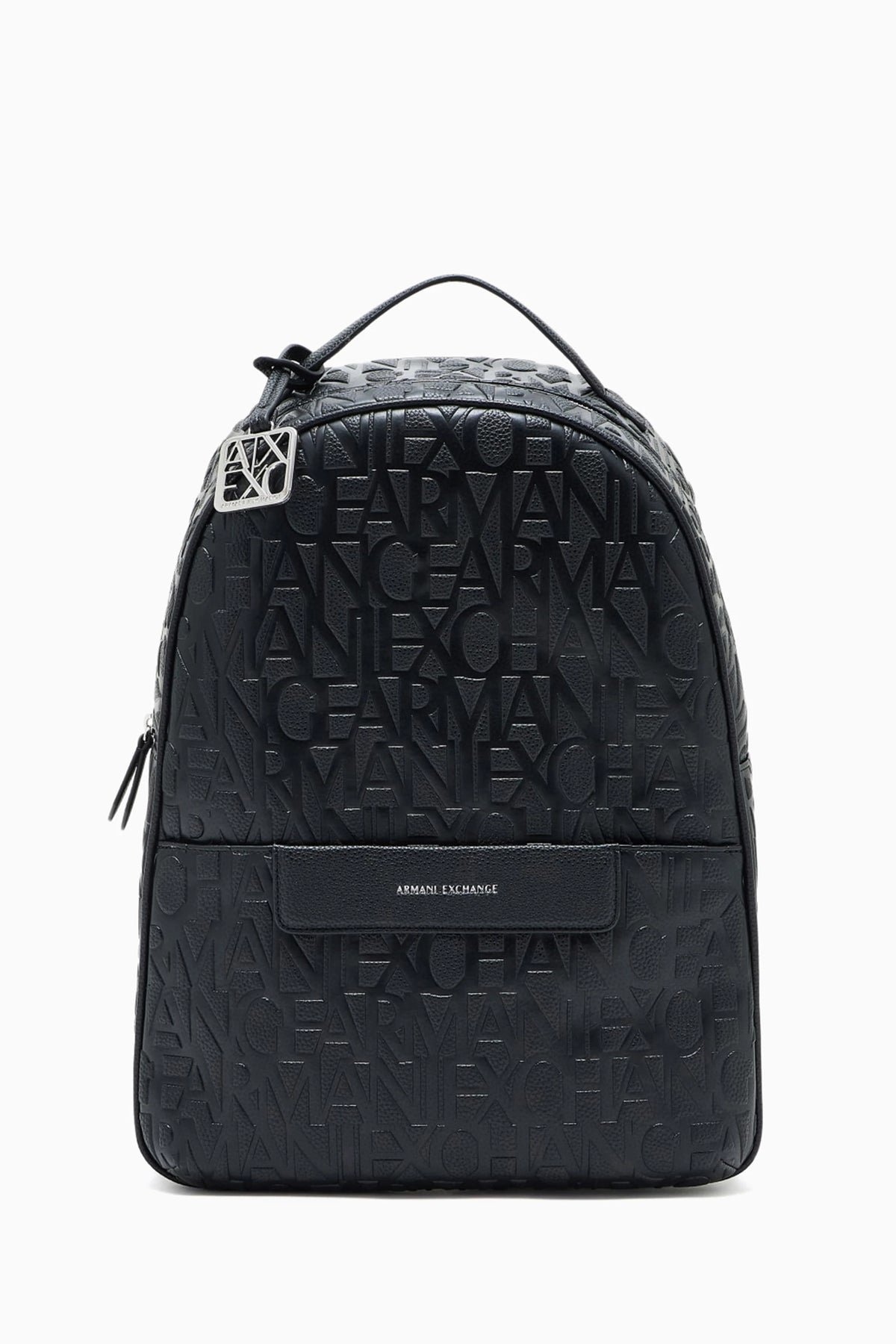 Armani Exchange All-Over Logo Synthetic Leather Backpack #0006