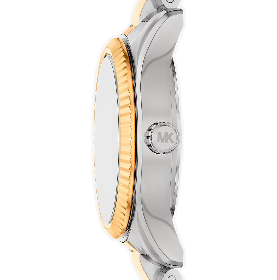 Michael Kors MK7579 Lexington Three-Hand Gold-Tone Stainless Steel Watch