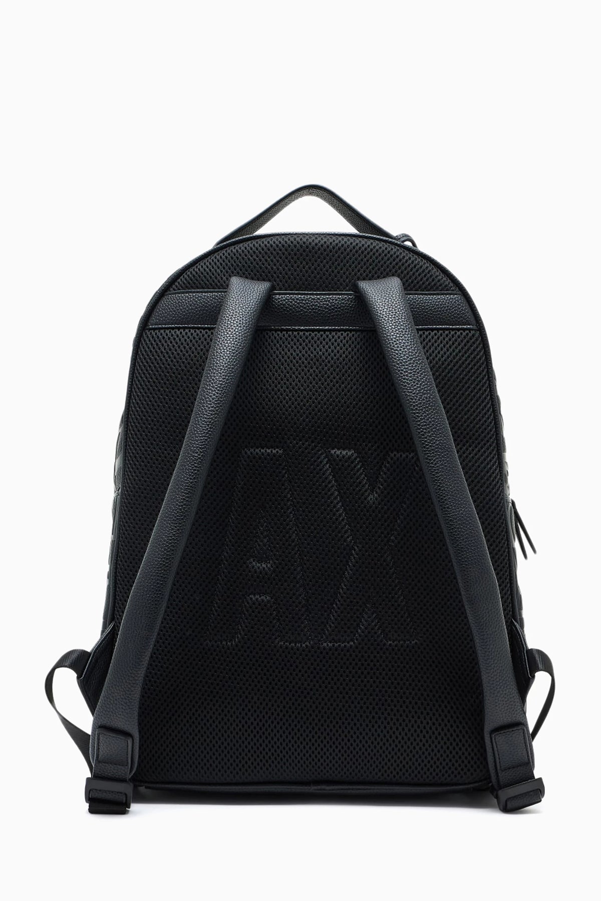 Armani Exchange All-Over Logo Synthetic Leather Backpack #0006