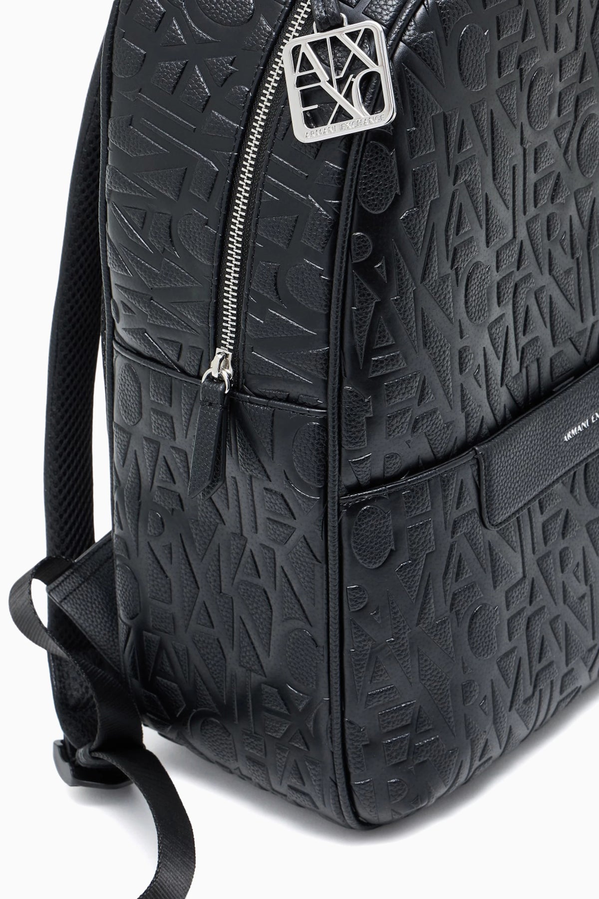 Armani Exchange All-Over Logo Synthetic Leather Backpack #0006