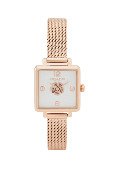 Coach Cass Rose Gold Square Women's Watch – Model 14503698 (Coach)