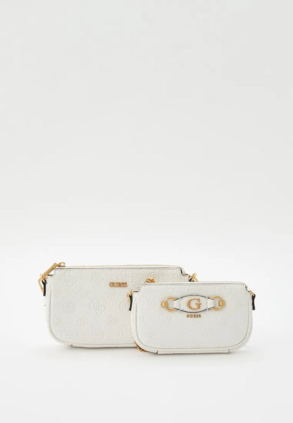 Guess Izzy 4G Peony logo mini crossbody bag