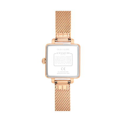 Coach Cass Rose Gold Square Women's Watch – Model 14503698 (Coach)