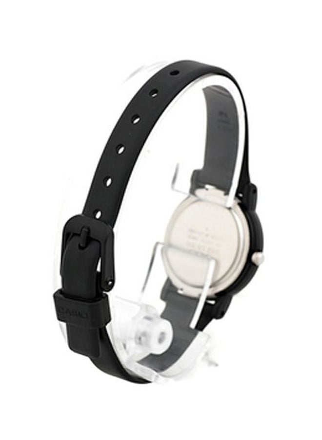Resin Analog Wrist Watch LQ-139AMV-7B3LDF - 25 mm - Black