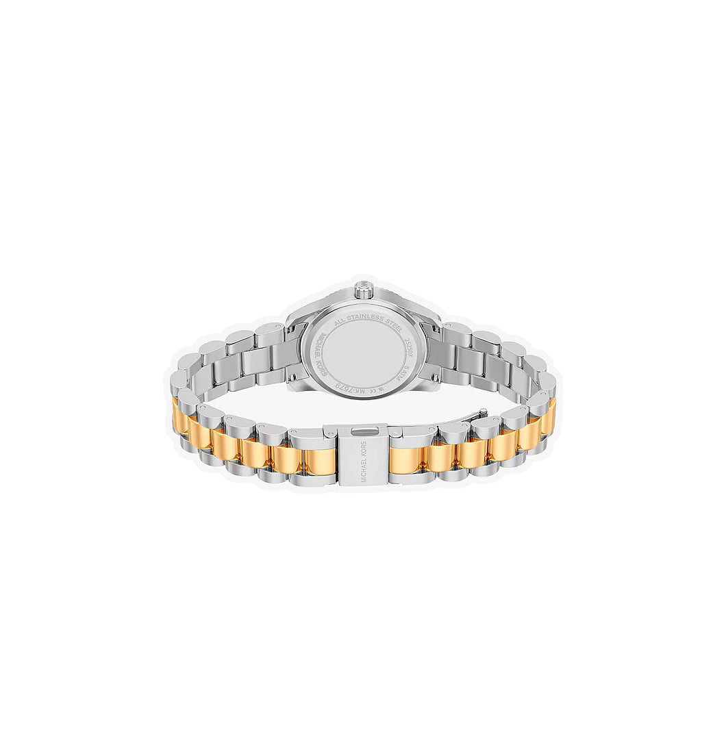 Michael Kors MK7579 Lexington Three-Hand Gold-Tone Stainless Steel Watch