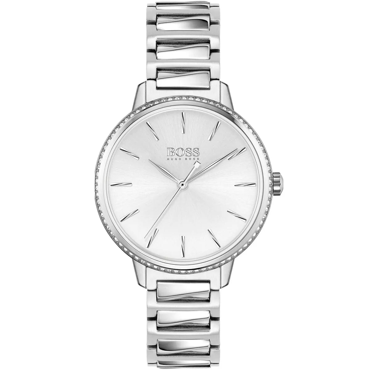 Hugo Boss Signature 1502539 Women’s Quartz Watch – Silver Dial Silver Stainless Steel Bracelet