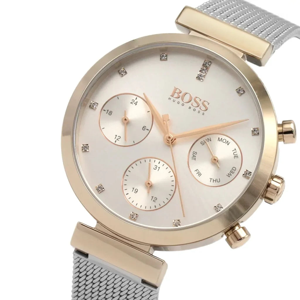 Hugo Boss Hugo Boss Flawless Women’s Watch 1502551 – Silver Dial Stainless Steel