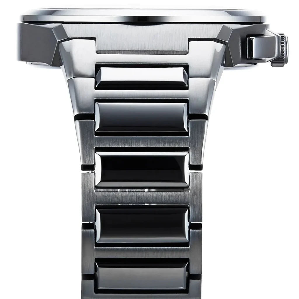 Hugo Boss Steer 1513996 Men’s Quartz Watch – Gray Dial Gray Stainless Steel Bracelet