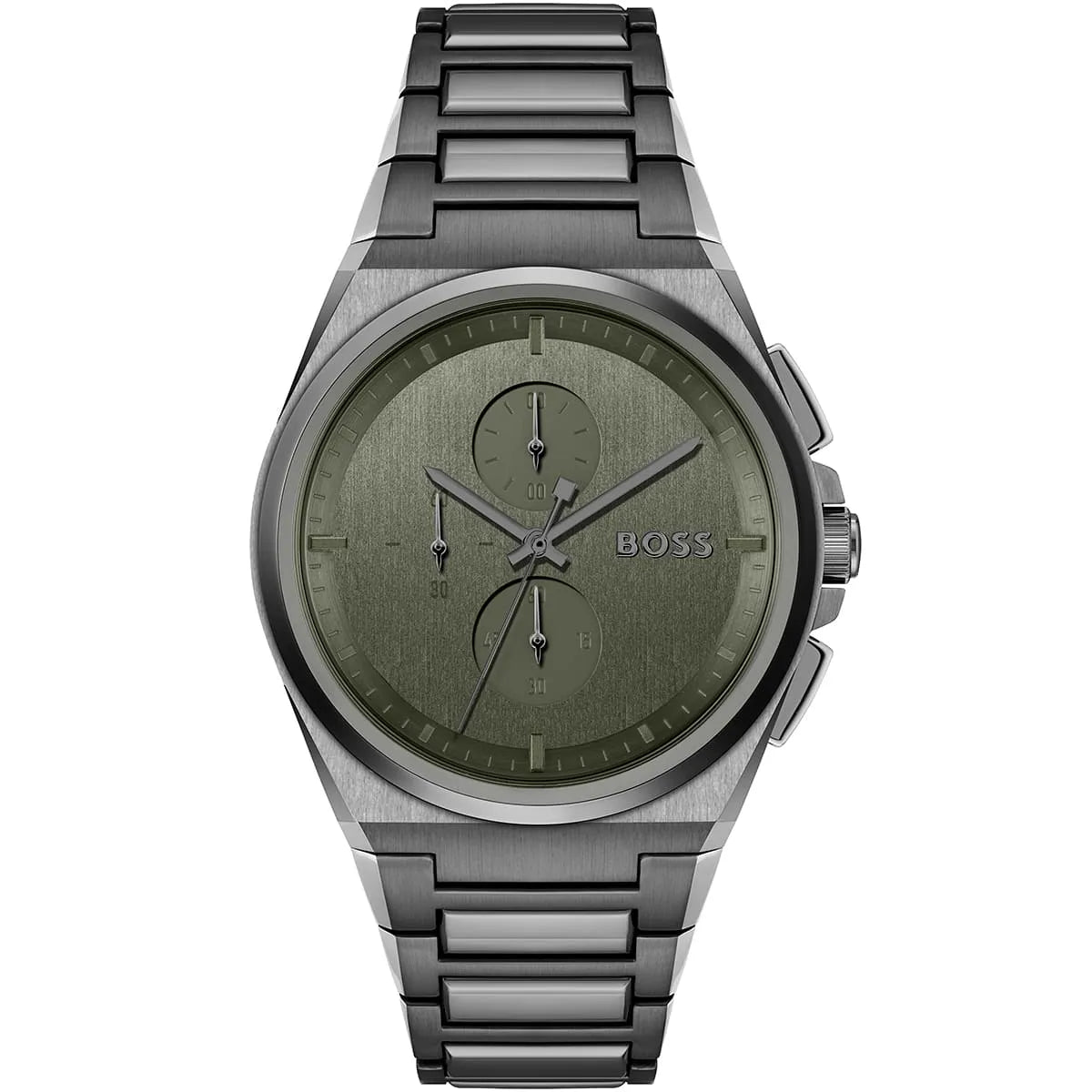 Hugo Boss Hugo Boss Steer Men’s Watch 1514045 – Green Dial Stainless Steel
