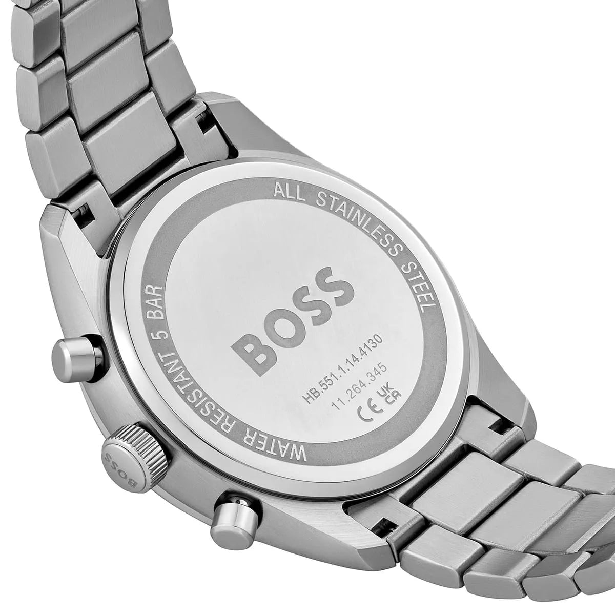 Hugo Boss Men's Watch 1514226 – Blue Dial with Silver Stainless Steel Bracelet