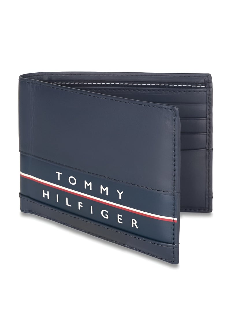 TH Navy Leather Wallet For Men #20