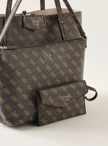 Guess 3-Piece Monogram Handbag Set For Women 12#