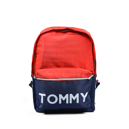 TH Navy & Red Backpack For Men