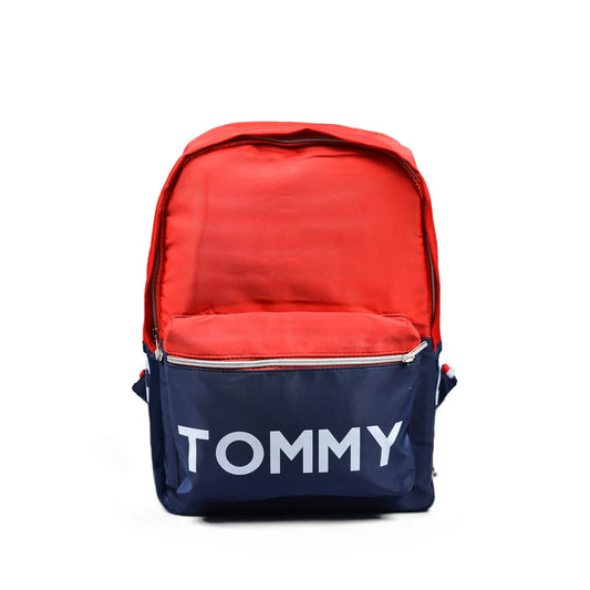 TH Navy & Red Backpack For Men