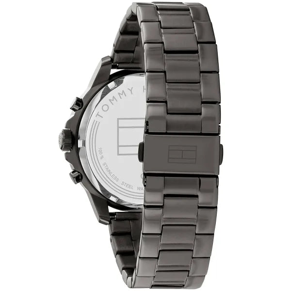 Tommy Hilfiger 1710479 Men's Watch – Stylish Gray Dial Stainless Steel Watch (Henry Collection)