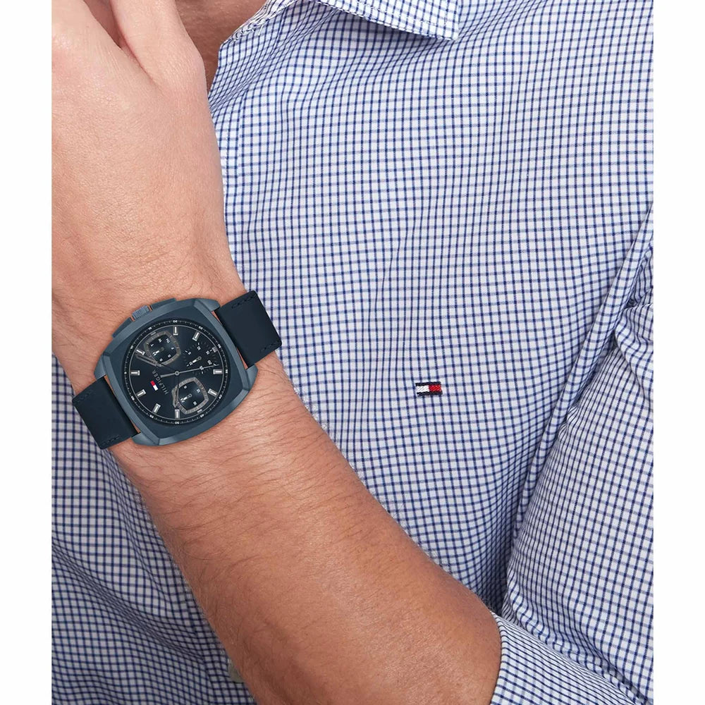 TH Blue Dial Multi-function Men's Watch - 1710558