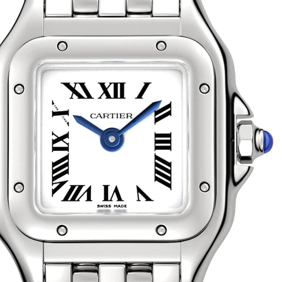 Cartier Panthère de Cartier Mini Women's Watch – Stainless Steel, Quartz Movement, Silver Dial