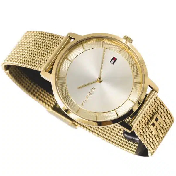 Tommy Hilfiger Women’s Elegant Gold Stainless Steel Watch – 35mm Slim Design | Model 1782286