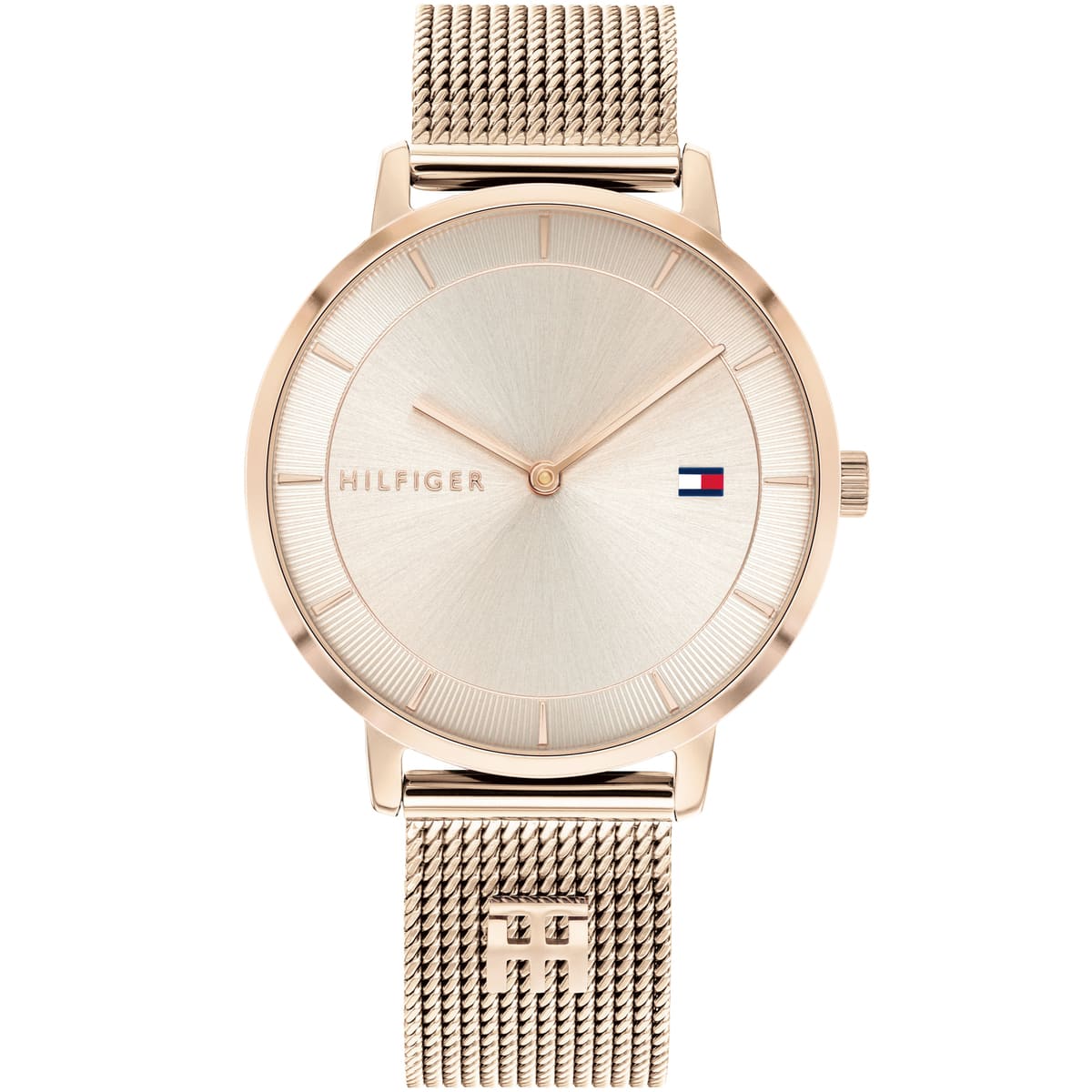 Tommy Hilfiger Tea 1782287 Women’s Rose Gold Stainless Steel Watch – 35mm Slim Quartz Analog Timepiece