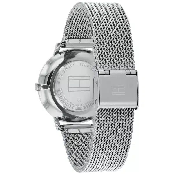 Tommy Hilfiger Tea 1782288 Women’s Silver Stainless Steel Watch – 35mm Slim Quartz Analog Timepiece