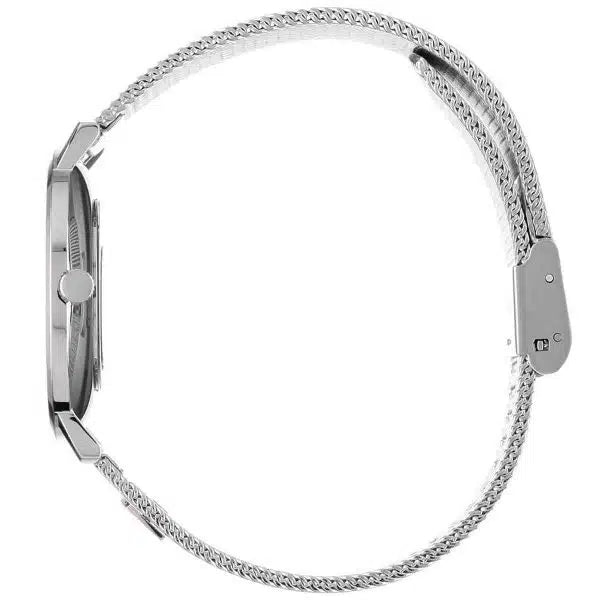 Tommy Hilfiger Tea 1782288 Women’s Silver Stainless Steel Watch – 35mm Slim Quartz Analog Timepiece