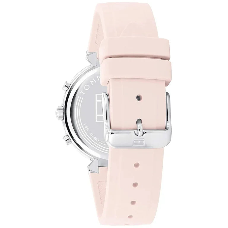 Tommy Hilfiger IVY 1782343 Women’s Watch – Pink Silicone Strap & Dial | 38mm Quartz Casual Sport Timepiece