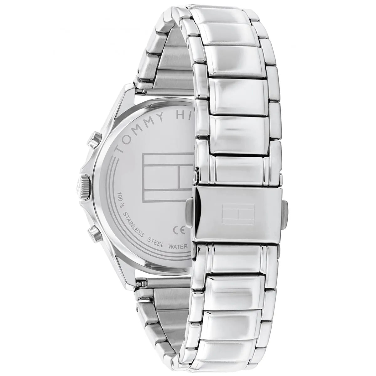 Tommy Hilfiger Quinn Women’s Watch 1782414 – Silver Stainless Steel & Pink Dial